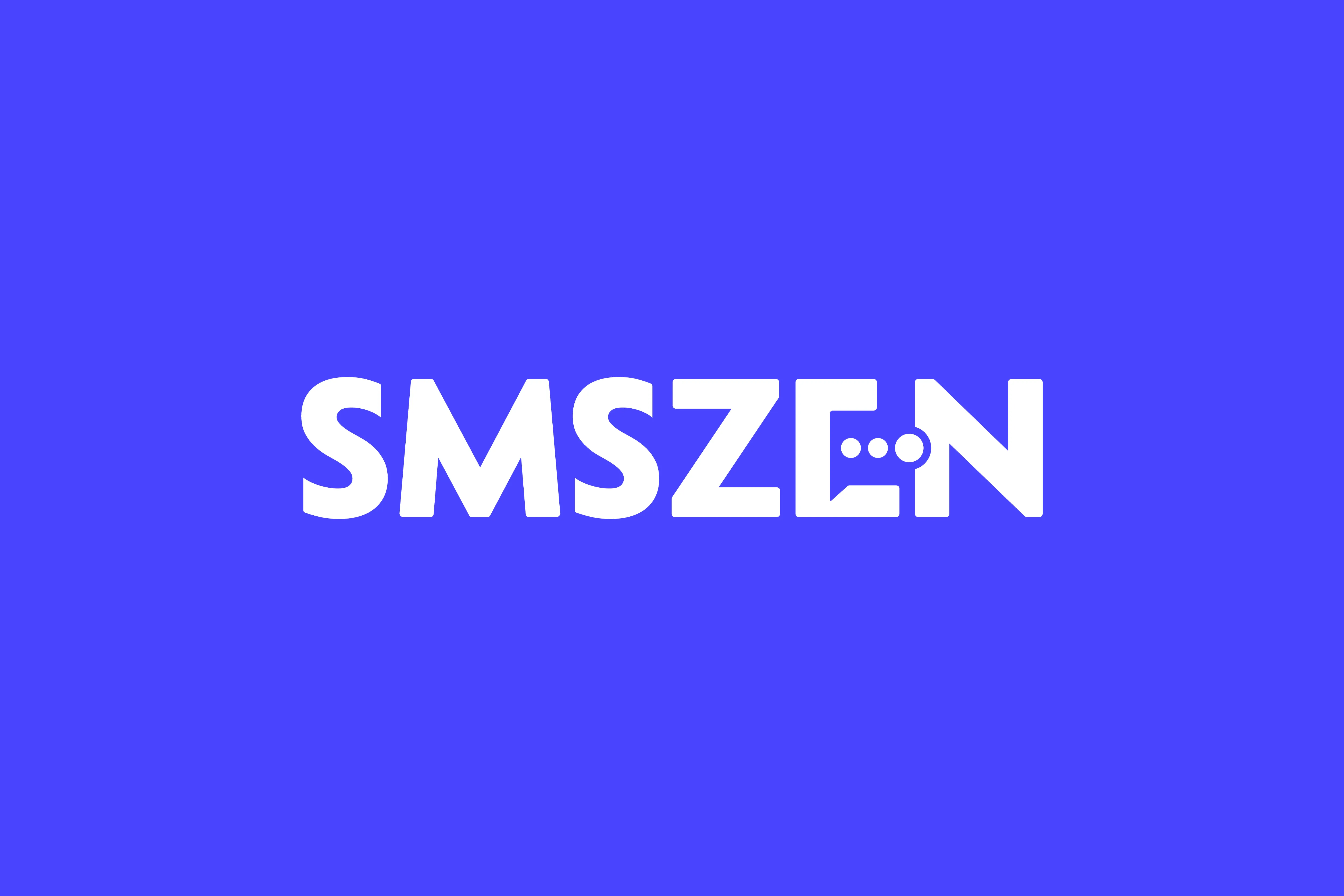 Full logo design for SMSZen